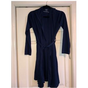 Navy blue robe